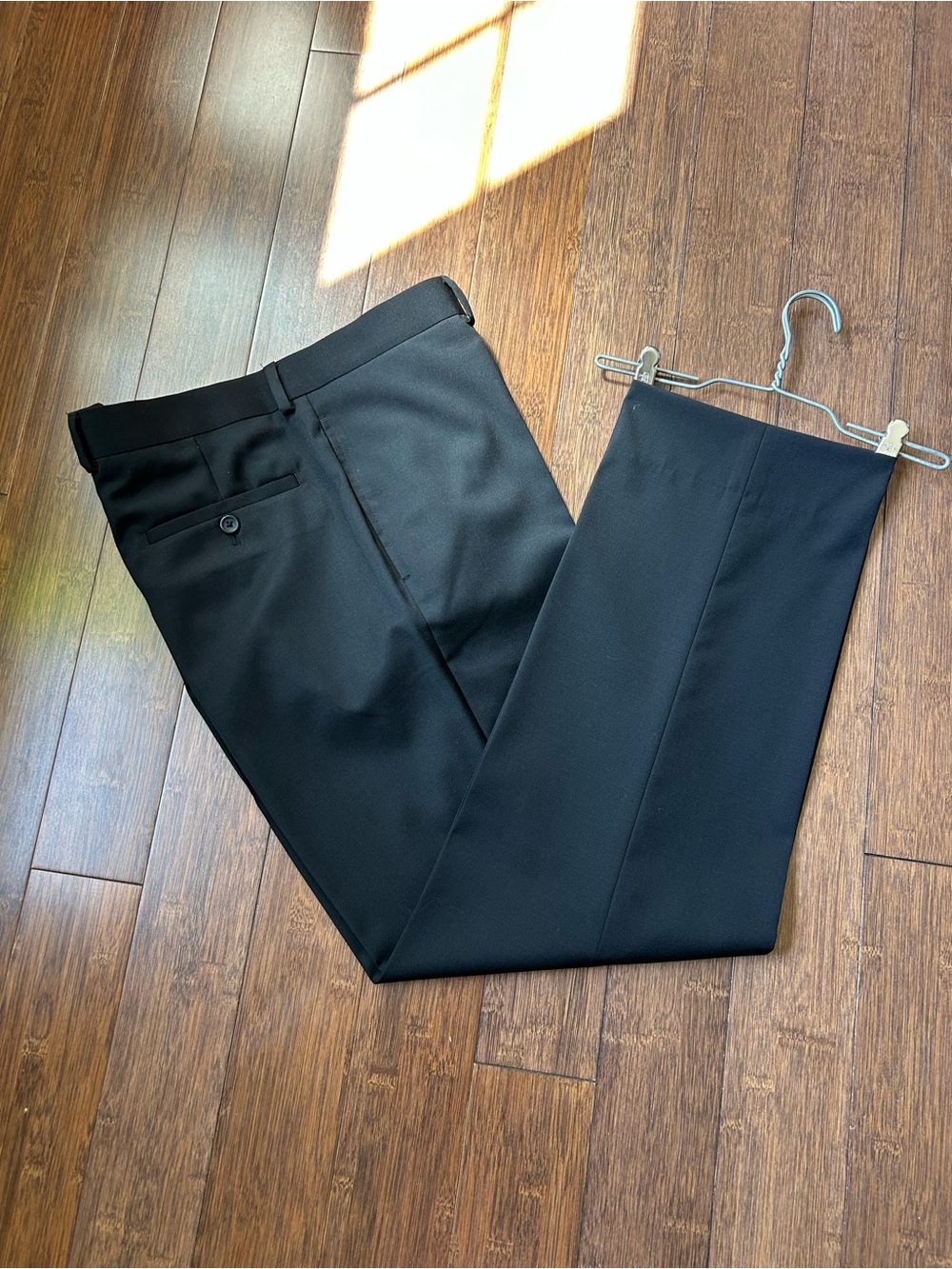 Pronto Uomo Platinum Classic Black Dress Pants 36